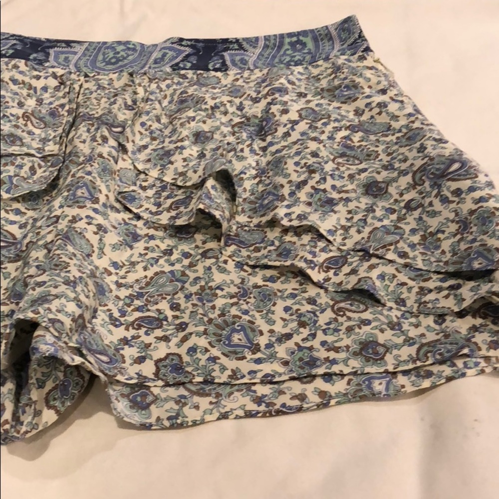 TIBI Silk Ruffle Shorts - Picture 3 of 4